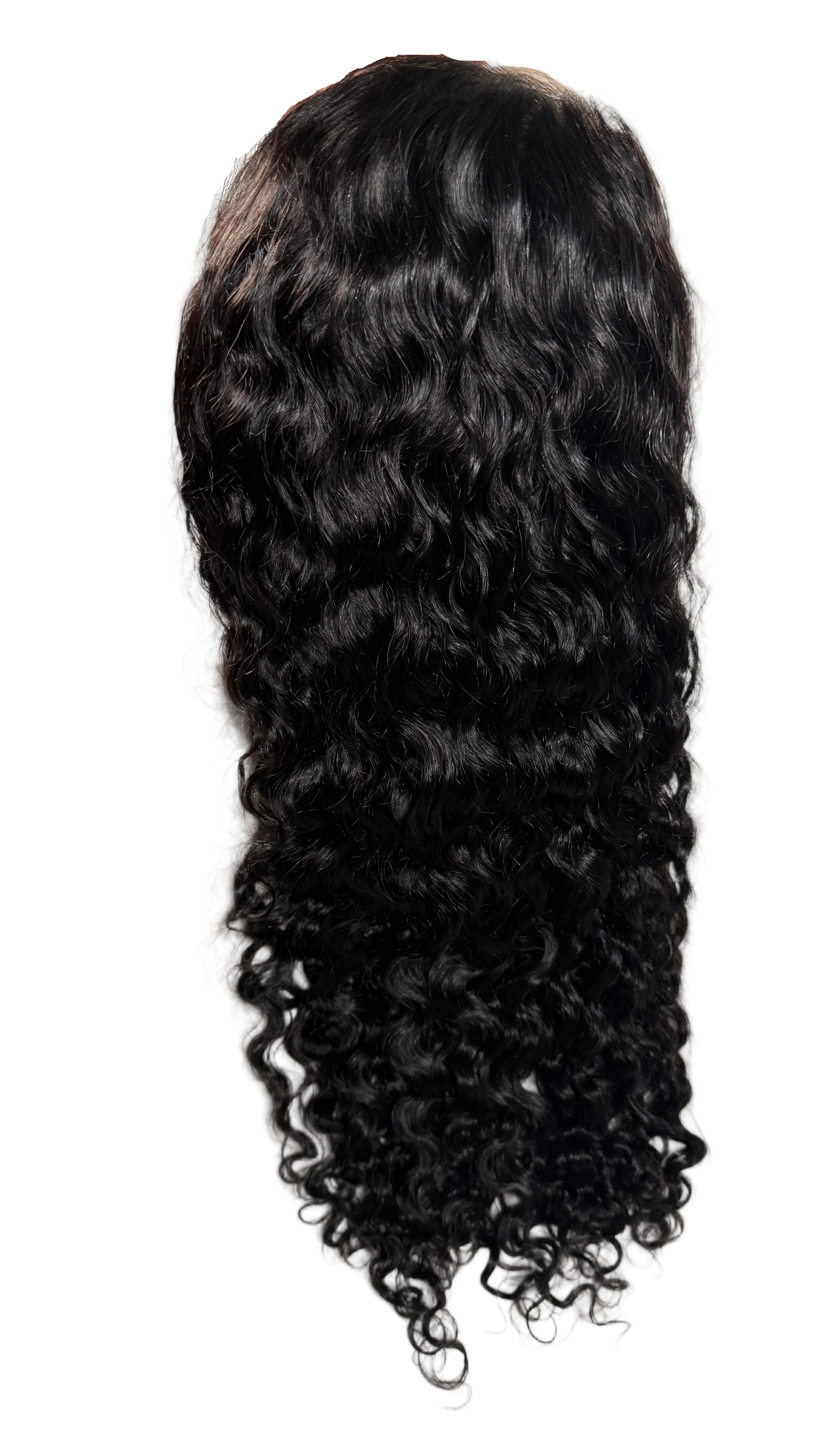 Vietnamese  Water Wave Wig - 100% Human Hair - Density 250 - Transparent Lace 13X4