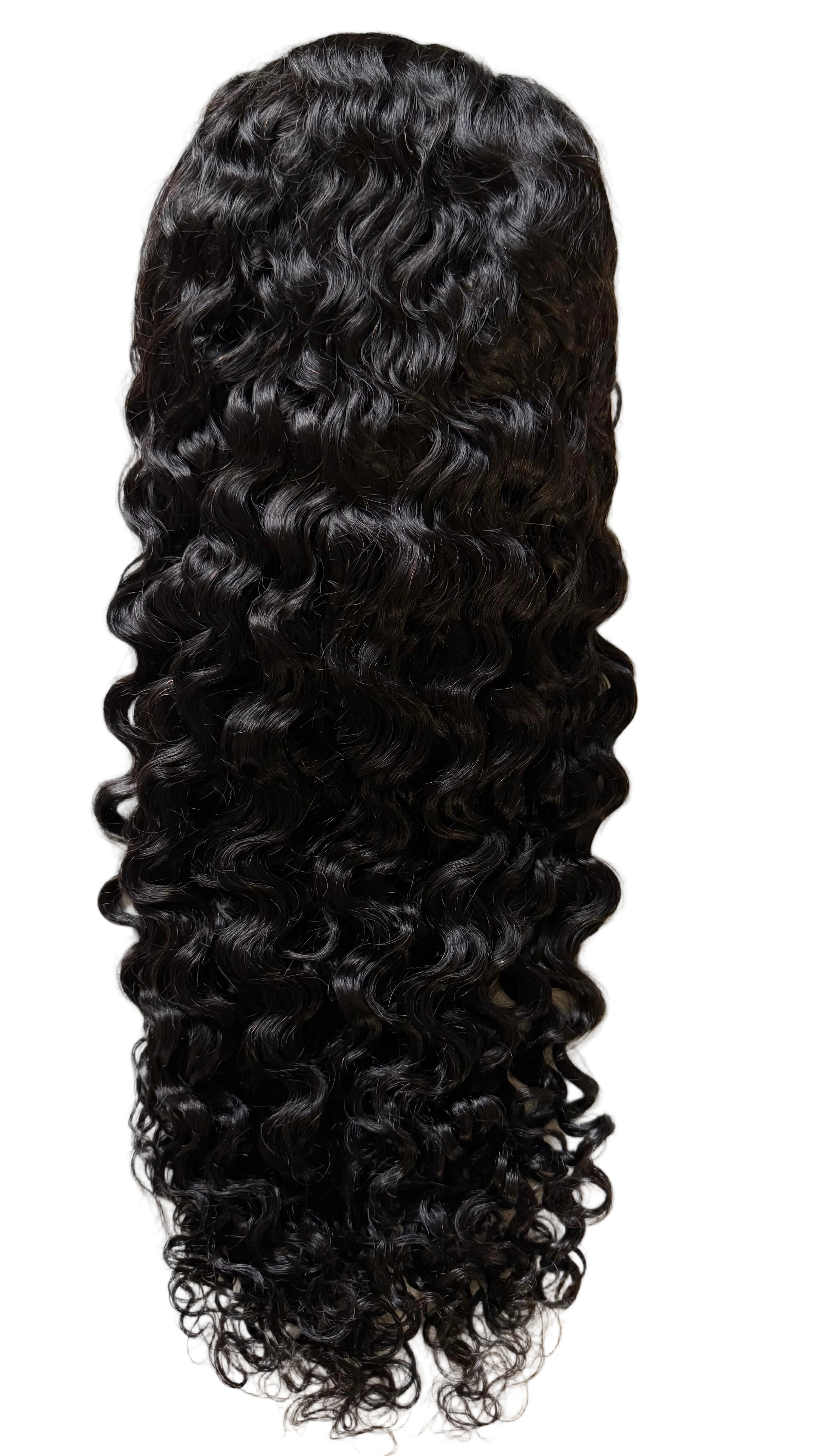 Vietnamese  Water Wave Wig - 100% Human Hair - Density 250 - Transparent Lace 13X4